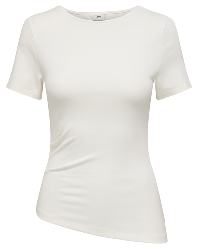 JDY - JDYCatie Assymetric Top - Cloud Dancer